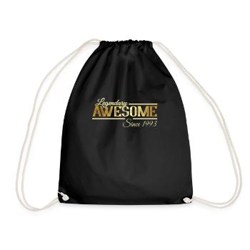Legendary since 1993 - Drawstring Bag - black - Front