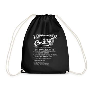 CNA 10 Reasons To Date A CNA - Drawstring Bag - black - Front