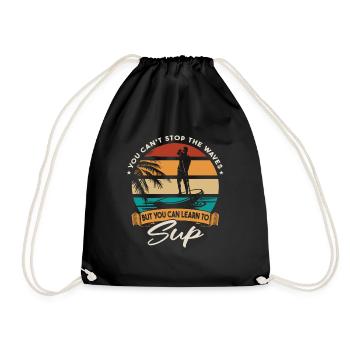 Stand-Up Paddleboarding Sup Stand Up Paddleboard - Sac de sport léger - noir - Devant