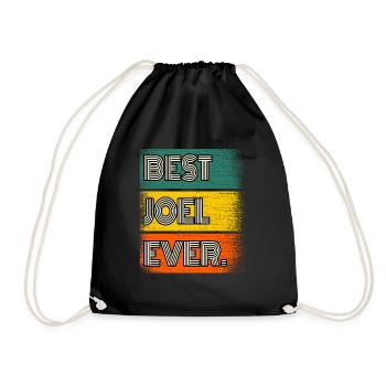 Joel Nom Cadeau Citation Drôle - Sac de sport léger - noir - Devant
