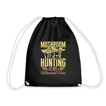 Cueillette de champignons Cueillette de champignons Cueillette de champignons - Sac de sport léger - noir - Devant