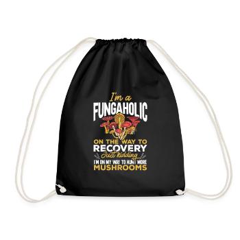 Cueillette de champignons Cueillette de champignons Cueillette de champignons - Sac de sport léger - noir - Devant