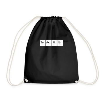 Teacher accessories for your humor - Drawstring Bag - black - Front