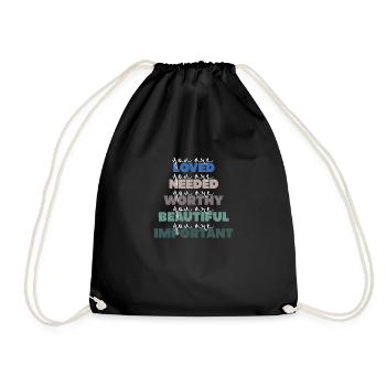 Santé mentale Sensibilisation aux maladies cérébrales humaines - Sac de sport léger - noir - Devant