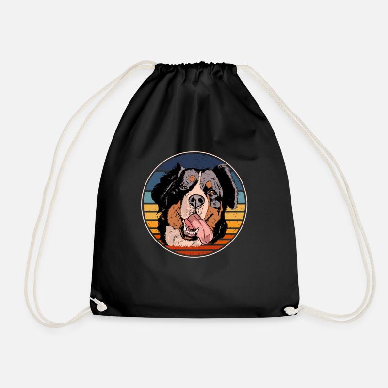 Berner Sennenhund - Turnbeutel - Schwarz