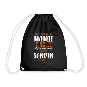 Drôle Petite Fille Cadeau Mamie - Sac de sport léger - noir - Devant