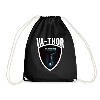Papa Vathor Va Thor Fête des pères Fête des pères Cadeau de fête des pères - Sac de sport léger - noir - Devant