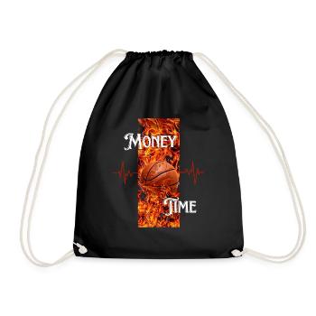 Money Time : La détermination pour la victoire - Sac de sport léger - noir - Devant