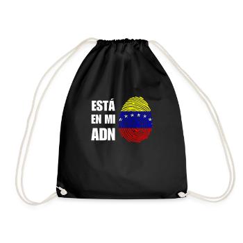 Venezuela ist in meiner DNA - Turnbeutel - Schwarz - Vorne