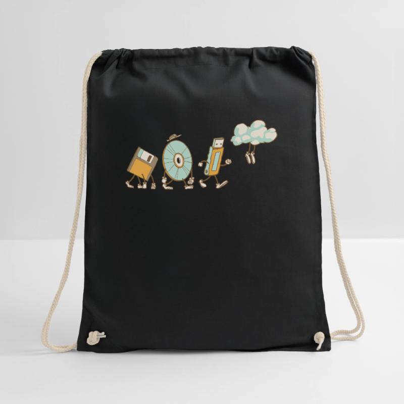 DevOps Engineer Cloud Computing Evolution Drawstring Bag