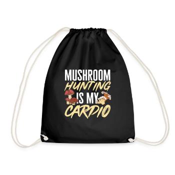 Cueillette de champignons Cueillette de champignons Cueillette de champignons - Sac de sport léger - noir - Devant