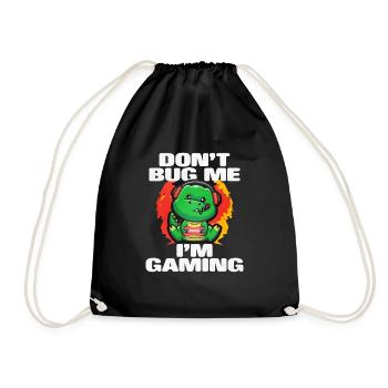 Gaming Gaming Computer Games Gift - Drawstring Bag - black - Front
