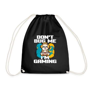 Gaming Gaming Computer Games Gift - Drawstring Bag - black - Front