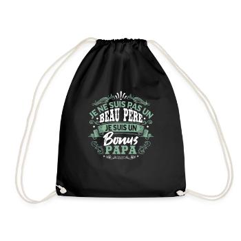 Je Suis Un Papa Bonus Fête Des Pères - Sac de sport léger - noir - Devant