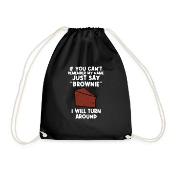 Brownies Bake Chocolate Brownie Baker - Sac de sport léger - noir - Devant