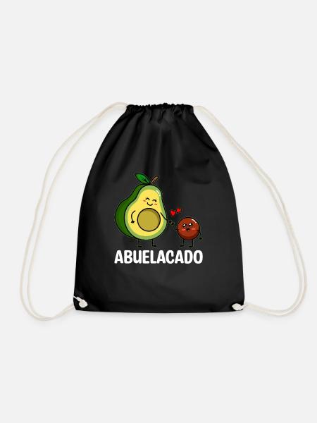 Abuelacado Avocado Guacamole Liebhaber Avocados - Turnbeutel - Schwarz