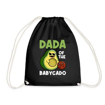 Dada by Babycado Guacamole Avocado Lover - Drawstring Bag - black - Front