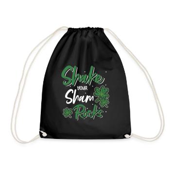 Lustige Irische Saint Patricks Day Shake Your - Turnbeutel - Schwarz - Vorne