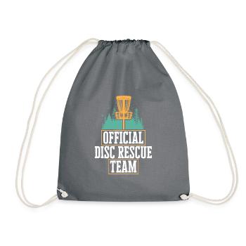 Discgolf Disc Golf Frisbee - Turnbeutel - Grau - Vorne
