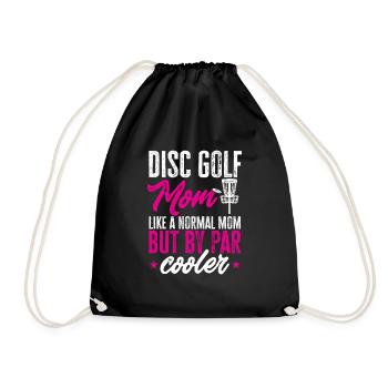 Discgolf Disc Golf Frisbee - Drawstring Bag - black - Front