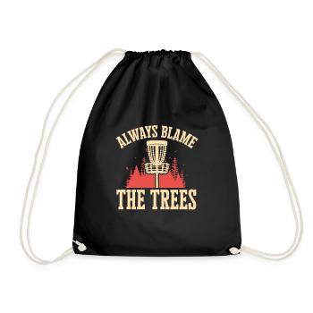 Discgolf Disc Golf Frisbee - Drawstring Bag - black - Front