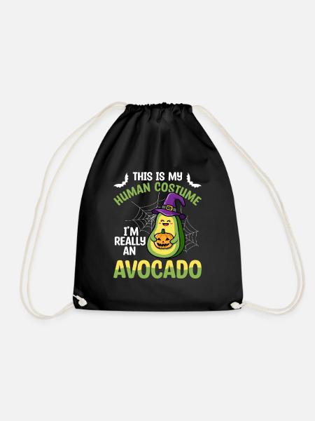 Wirklich Ein Avocado-guacamole-liebhaber Avocados - Turnbeutel - Schwarz