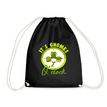Ses Gnomes OClock Loverleaf Elf Garden Miniature - Sac de sport léger - noir - Devant