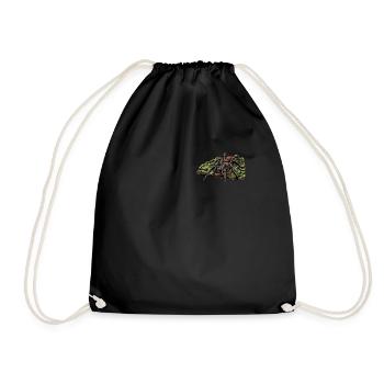 Tarantula I Tarantula Terrarium motif for - Drawstring Bag - black - Front