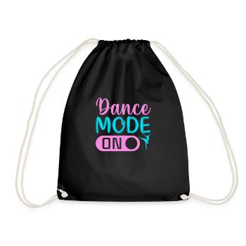 Dance Mode On - Turnbeutel - Schwarz - Vorne