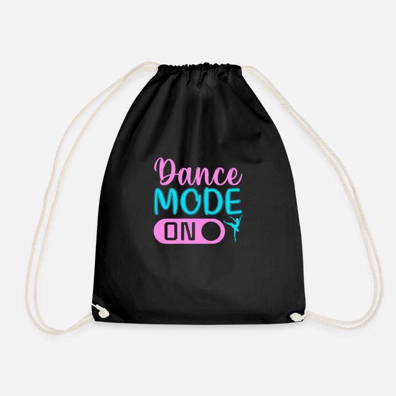 Dance Mode On - Turnbeutel - Schwarz