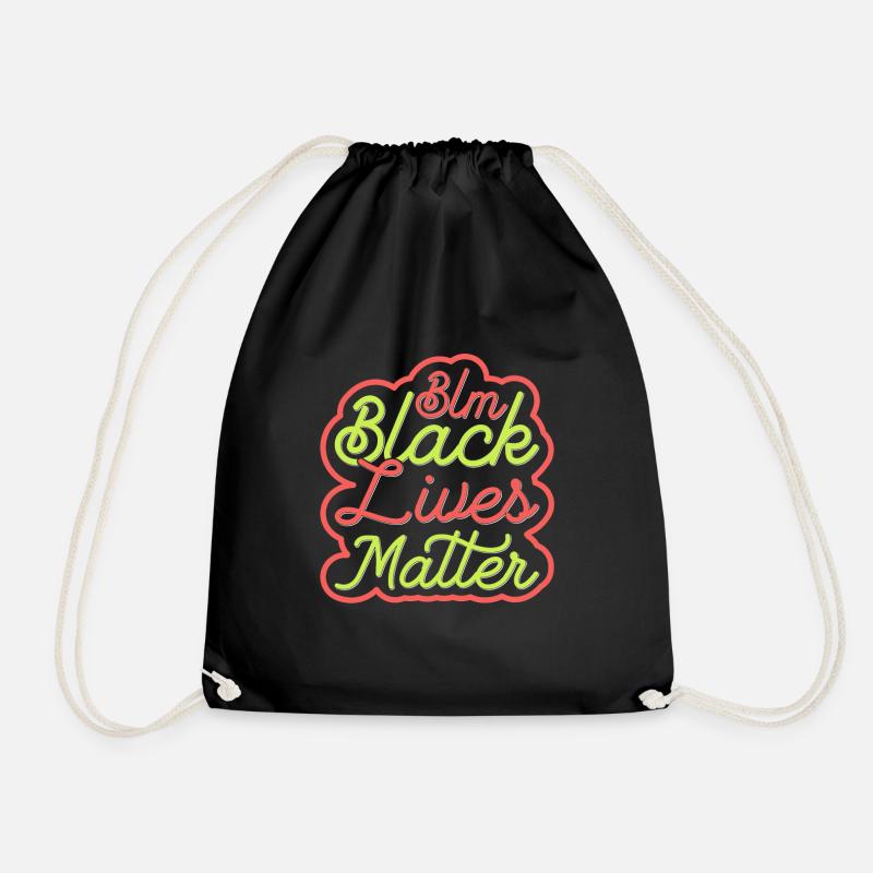 Black lives matter - Turnbeutel - Schwarz