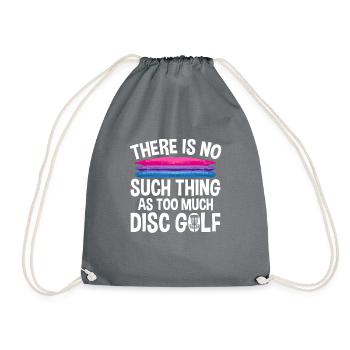 Discgolf Disc Golf Frisbee - Turnbeutel - Grau - Vorne