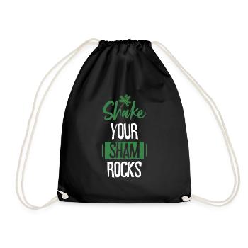 Lustige Irische Saint Patricks Day Shake Your - Turnbeutel - Schwarz - Vorne