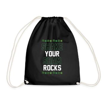 Lustige Irische Saint Patricks Day Shake Your - Turnbeutel - Schwarz - Vorne