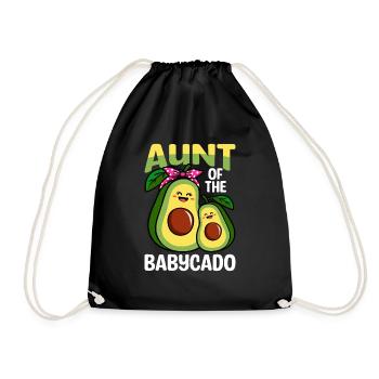 Tante de Babycado Guacamole amateur d’avocat - Sac de sport léger - noir - Devant