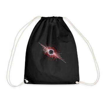 Future physicist particle - Drawstring Bag - black - Front
