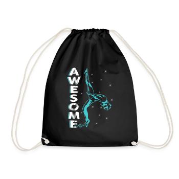 Great Style - Women's Gymnastic Dance - Drawstring Bag - black - Front