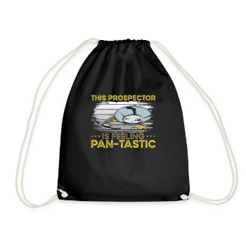 Gold Prospector - Drawstring Bag - black - Front