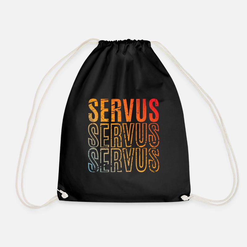 SERVUS - Turnbeutel - Schwarz