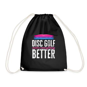 Discgolf Disc Golf Frisbee - Sac de sport léger - noir - Devant