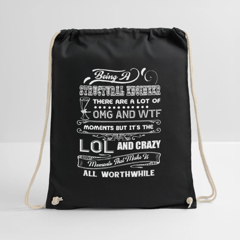 Structural Engineer Being A Structural Engineer Drawstring Bag