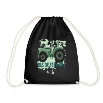 Pas de fermiers Pas d'aliments - Sac de sport léger - noir - Devant