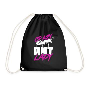 Ant Insect Collector Entomologist - Drawstring Bag - black - Front