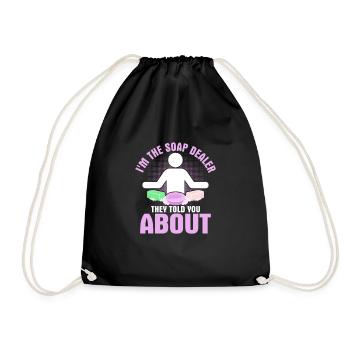 Je suis le marchand de savon Ils vous ont parlé du savonnier - Sac de sport léger - noir - Devant