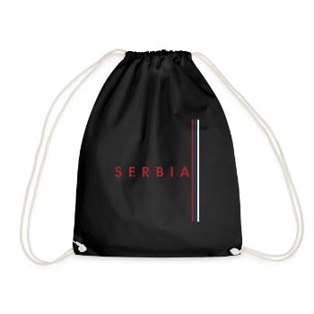 Belgrade Serbia Serbian Serbian Srbija Yugoslavija - Turnbeutel - Schwarz - Vorne