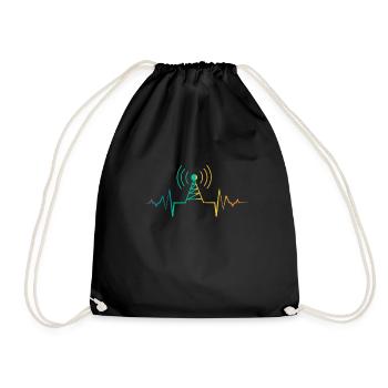 Amateur Radio Radio Funkter Cadeau - Sac de sport léger - noir - Devant
