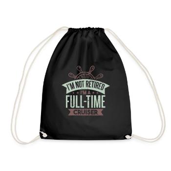 I'm A Full Time Cruiser - Drawstring Bag - black - Front