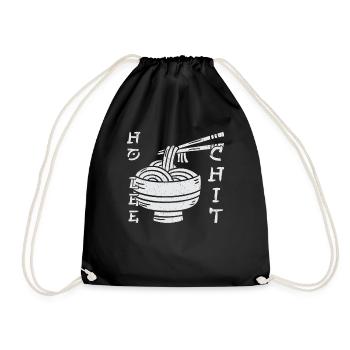 Ho Lee Chit! - Drawstring Bag - black - Front