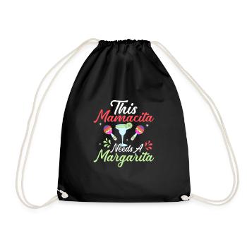 Cette Mamacita a besoin d’une fête Margarita Cinco de May - Sac de sport léger - noir - Devant