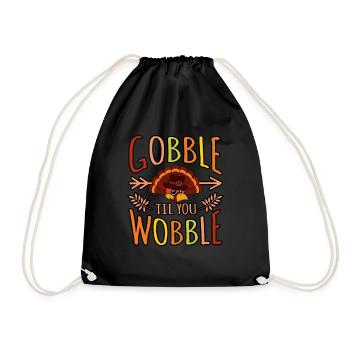 Devour them until they - Drawstring Bag - black - Front